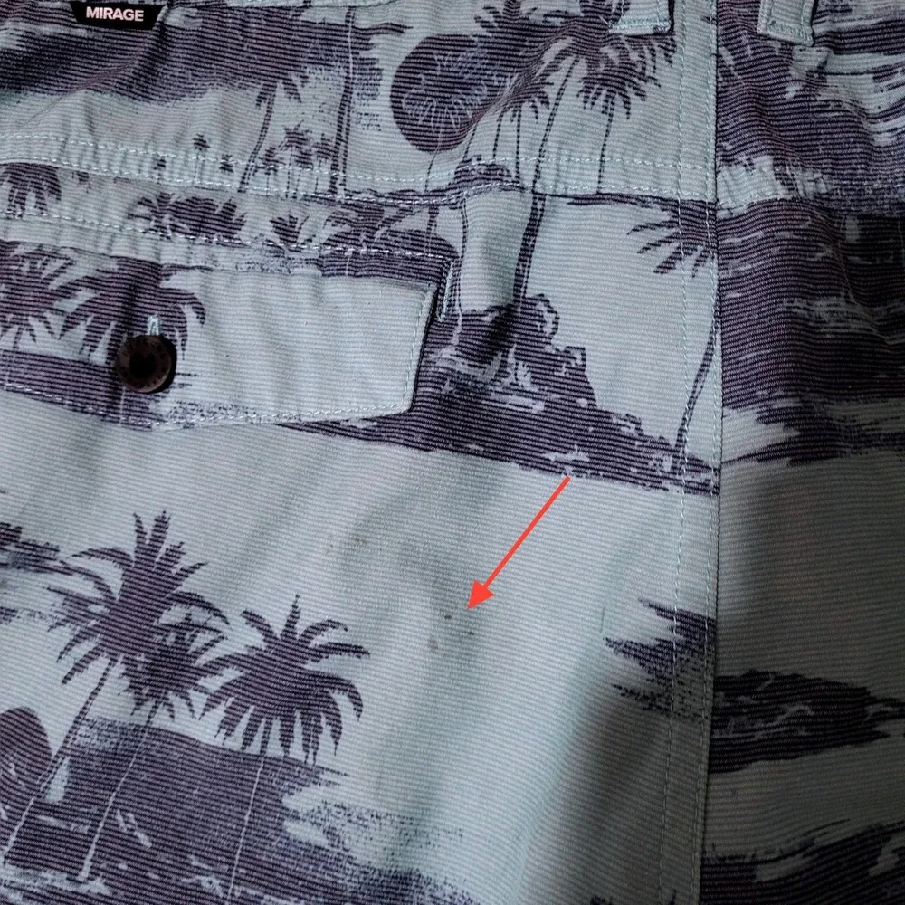 Rip Curl Mirage Boardwalks Board Shorts Mens 34 Hybrid Blue Tropical Beach - Picture 9 of 9